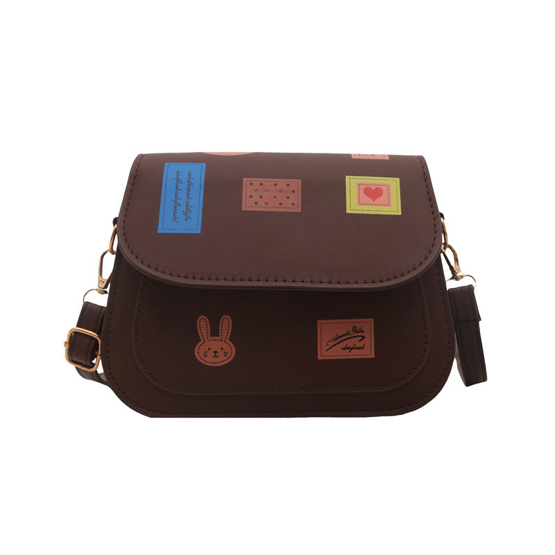 Playful Illustrated Crossbody Bag