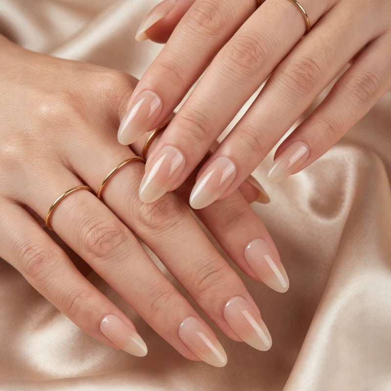 Elegant Almond-Shaped Press-On Nail Tips Kalsten