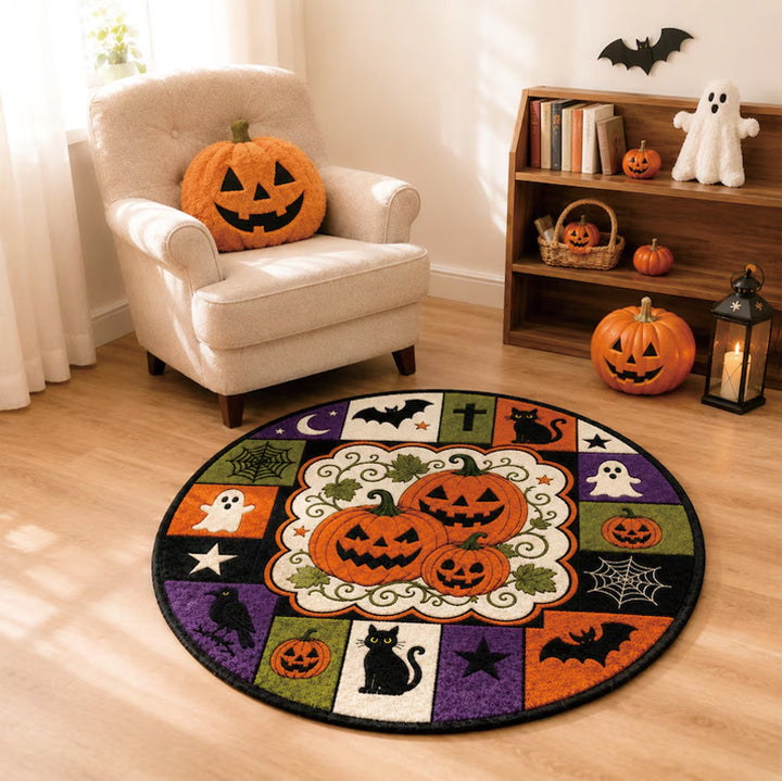 Horror Round Area Rug