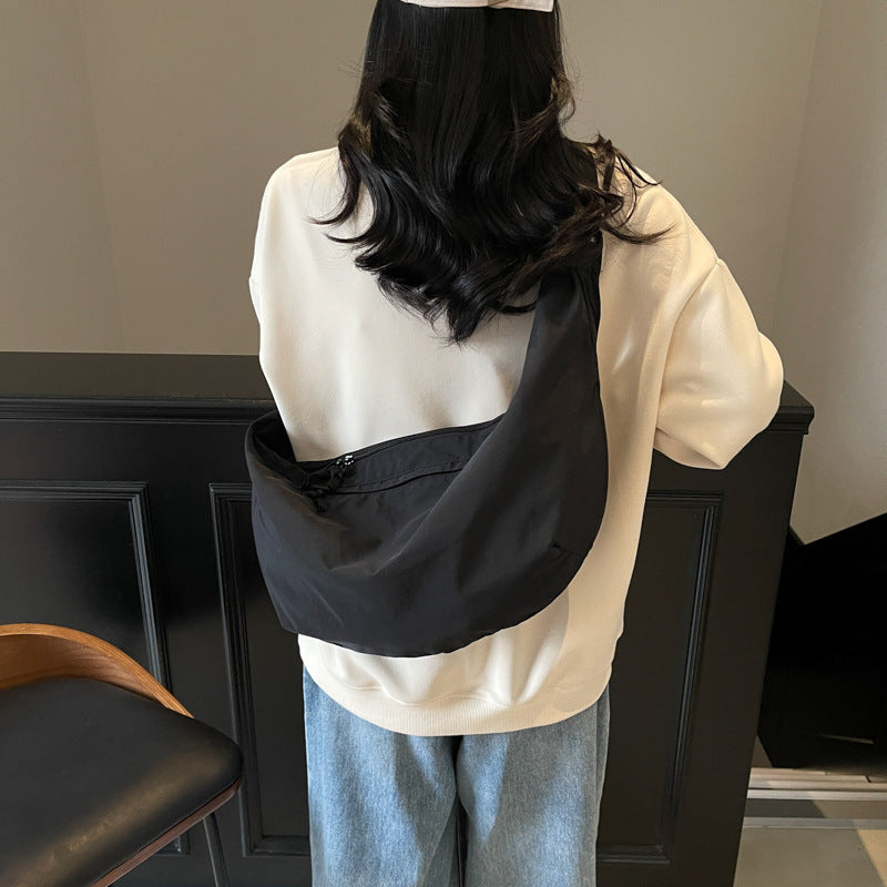 Soft Fabric Lightweight Hobo Bag