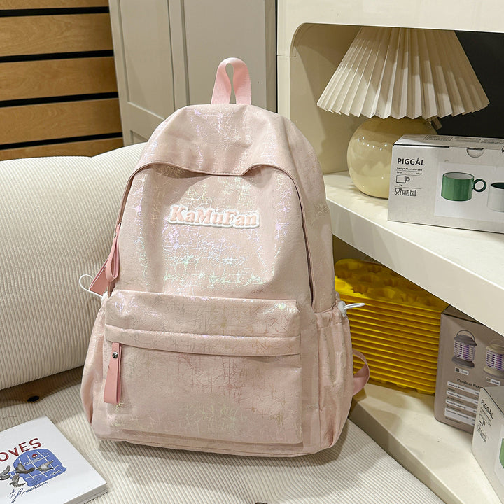 Trendy Casual Backpack with Keychain Kalsten