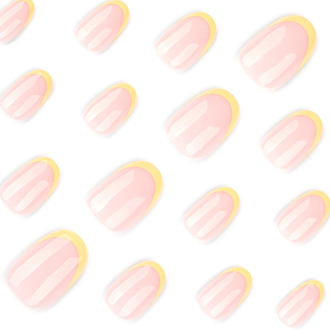 Elegant Nail Art in Modern French Tip Design Kalsten