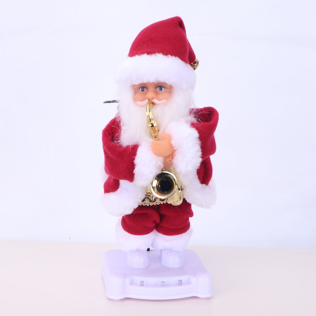 Decorative Santa Claus figure with candy