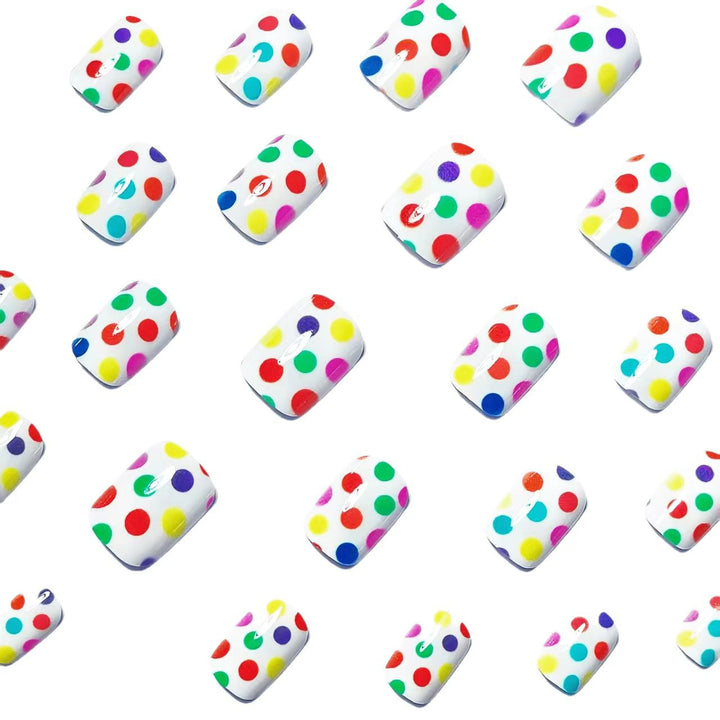 Playful Polka Dot Nail Art Kalsten