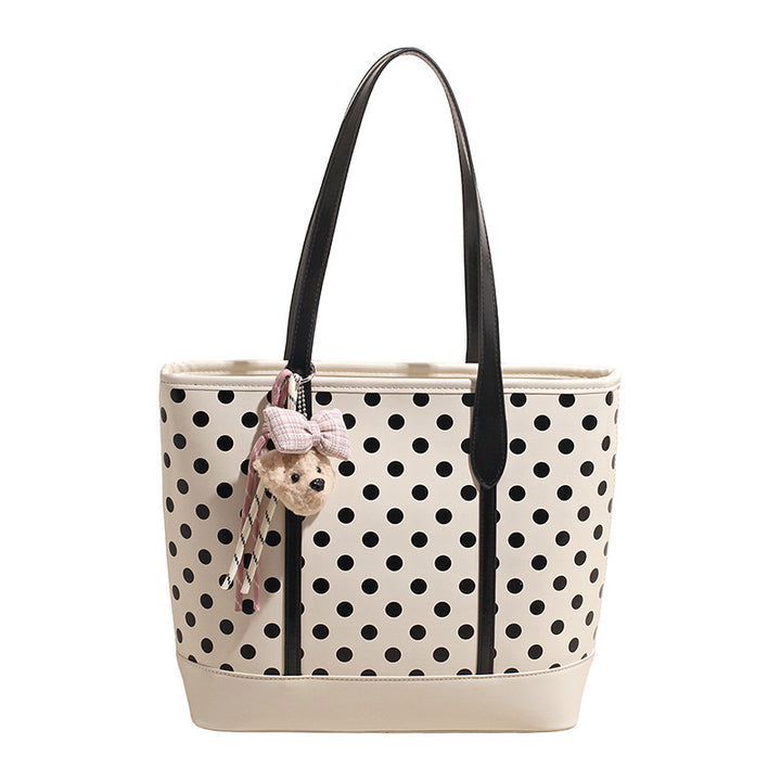 Polka Dot Print Casual Tote Kalsten