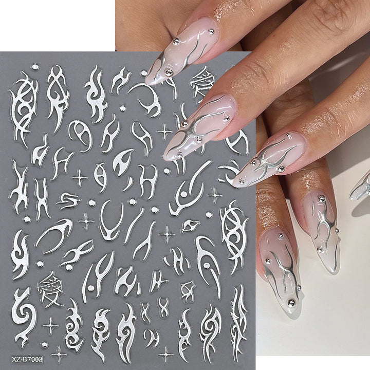 Floral Decorative Nail Art Stickers