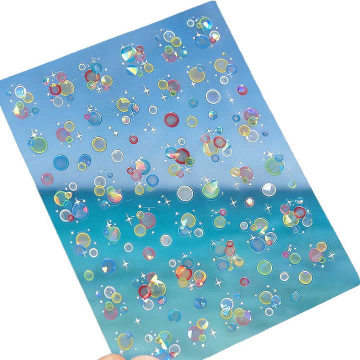 Bubble Effect Nail Art Stickers