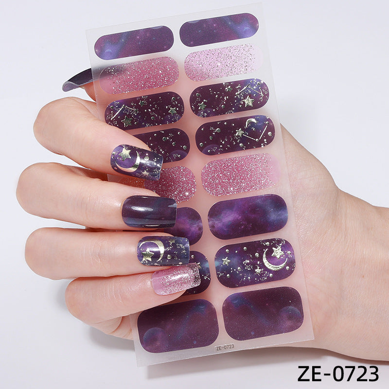 Artistic Press-On Nail Wraps