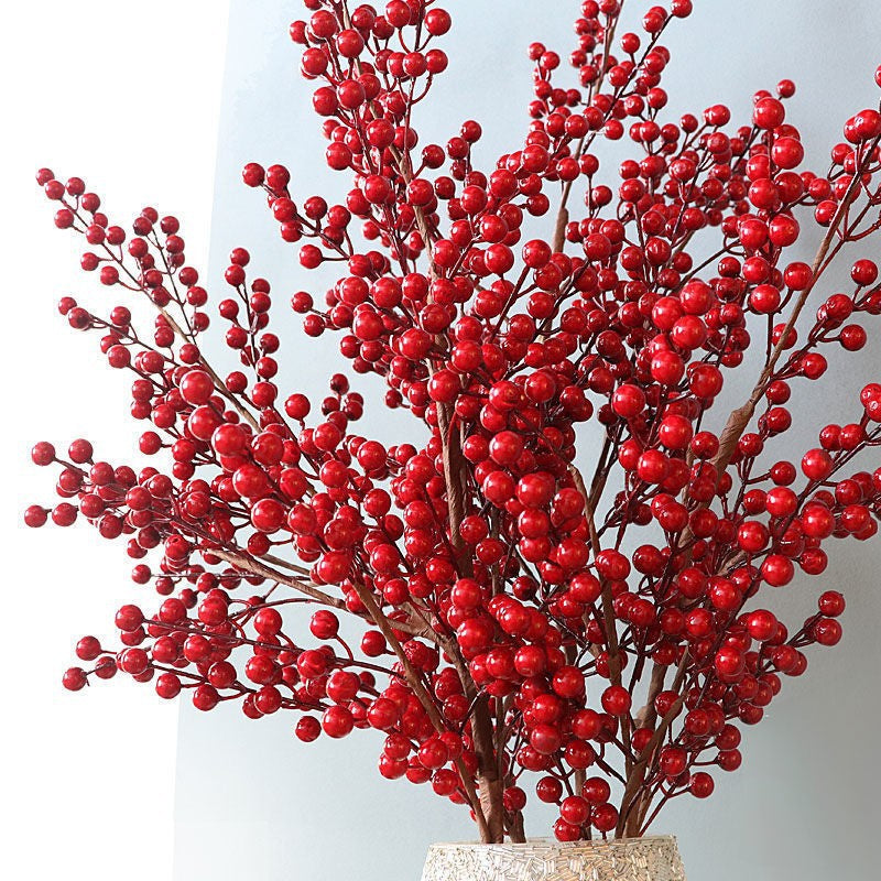 Decorative Faux Berry Stem