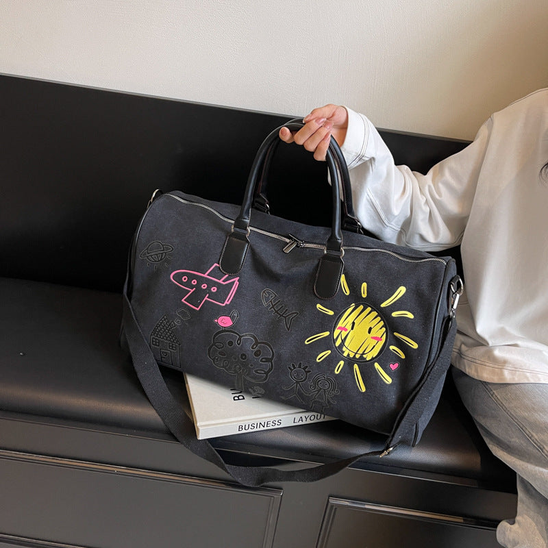 Creative Printed Weekend Duffle Bag