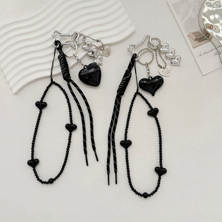 Elegant Heart Charm Keychain Kalsten