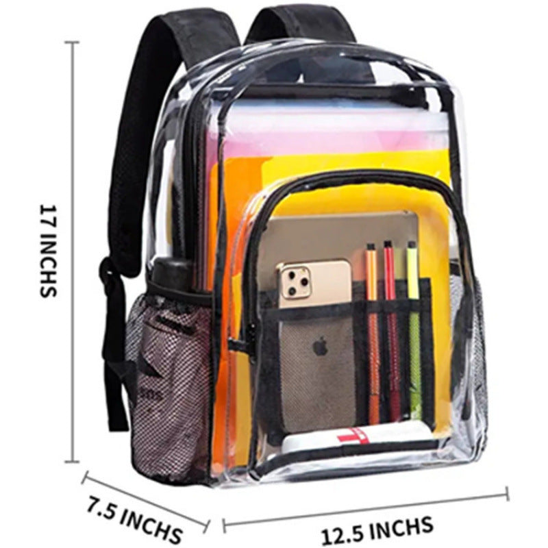 Transparent school backpack Kalsten