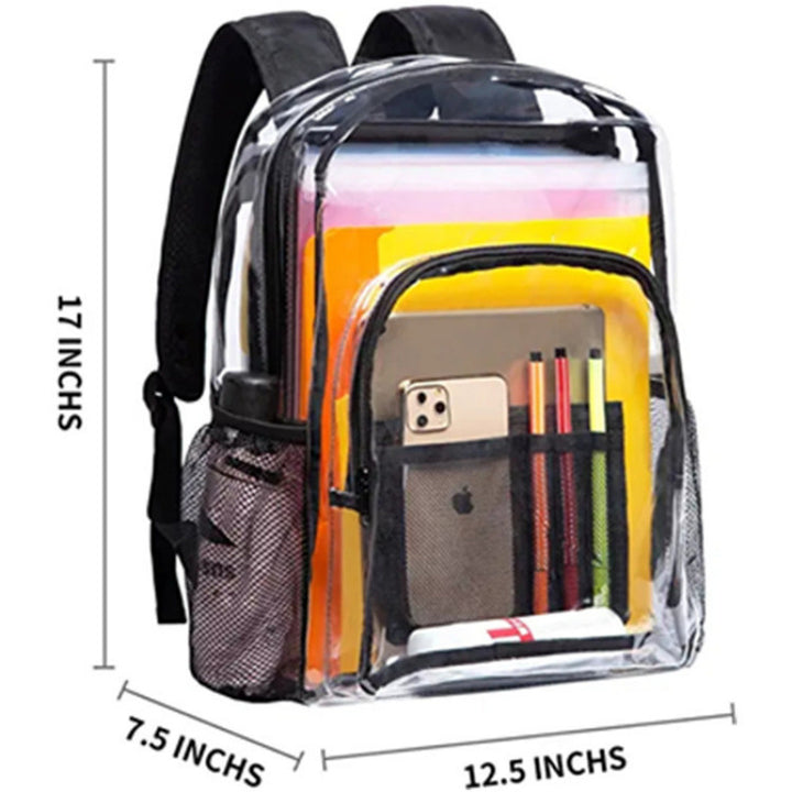 Transparent school backpack Kalsten
