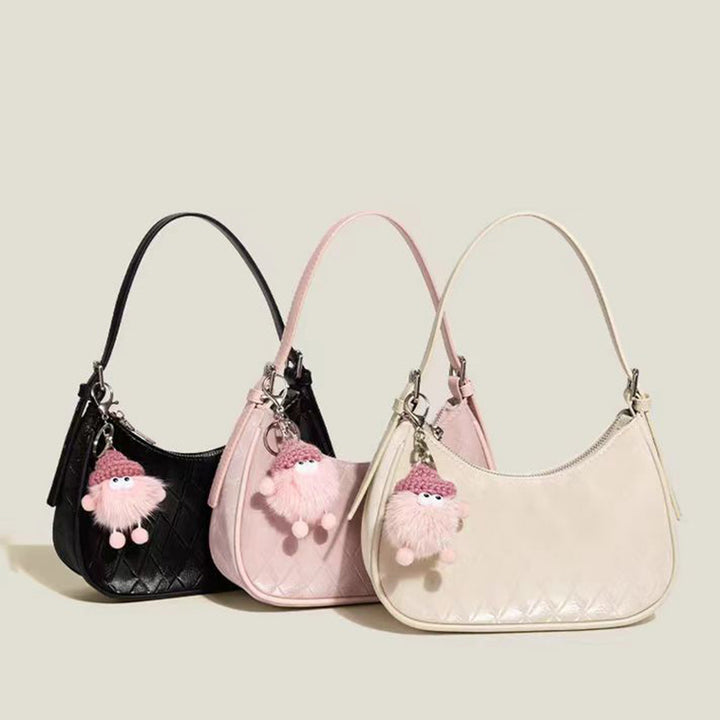Stylish Quilted Hobo Bag Kalsten