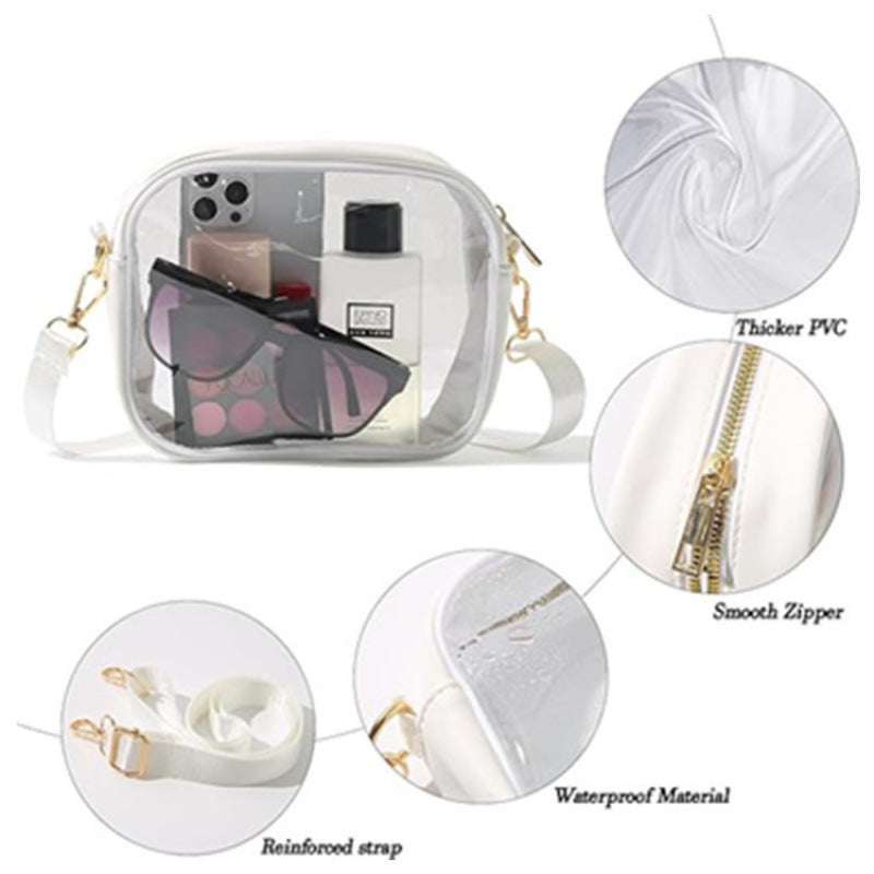 Transparent Cosmetic Shoulder Bag Kalsten