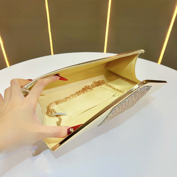 Elegant Metallic Clutch