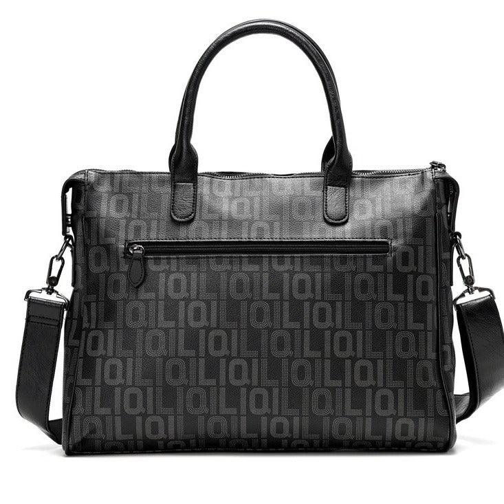 Structured Briefcase with Multi-Compartment Organization