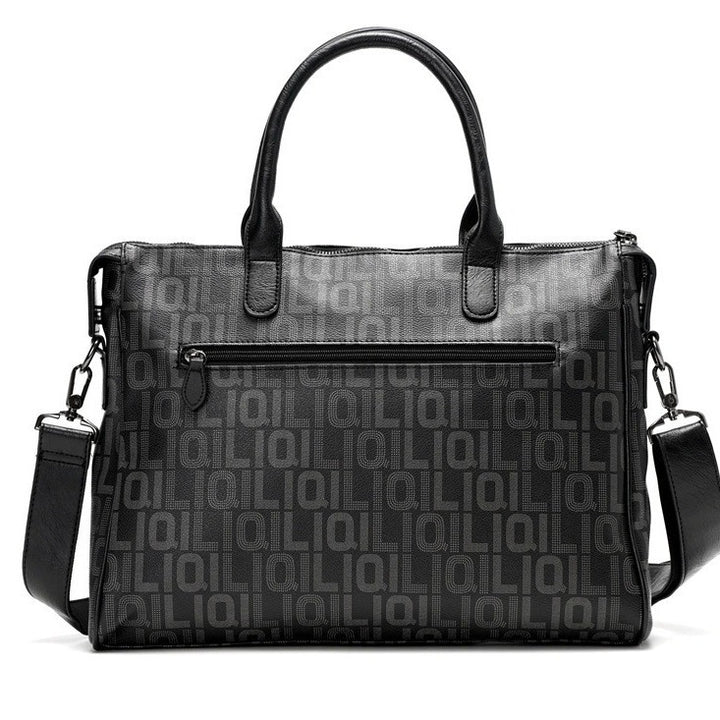 Structured Briefcase with Multi-Compartment Organization
