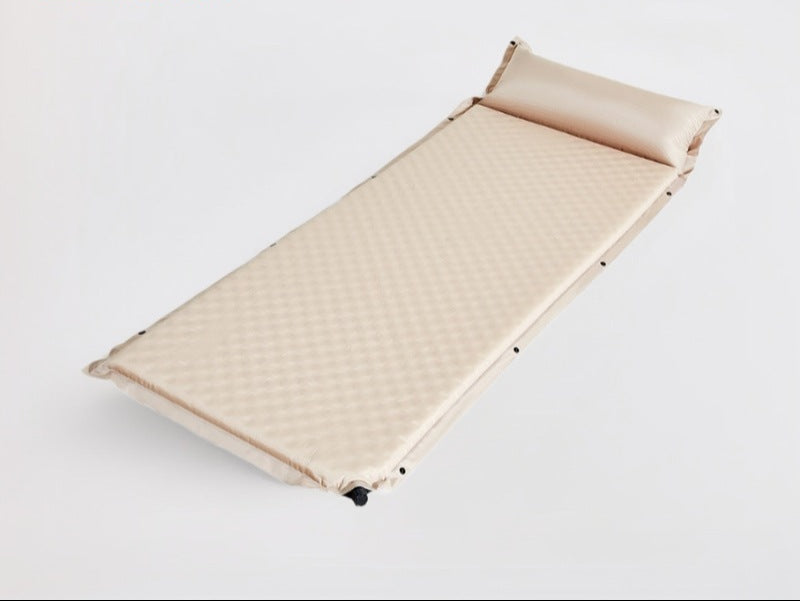 padded foldable outdoor camping mattress with built-in pillow and water-resistant Oxford fabric Kalsten