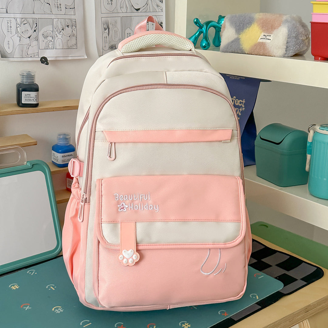Cute Illustrated Patterned Backpack Kalsten