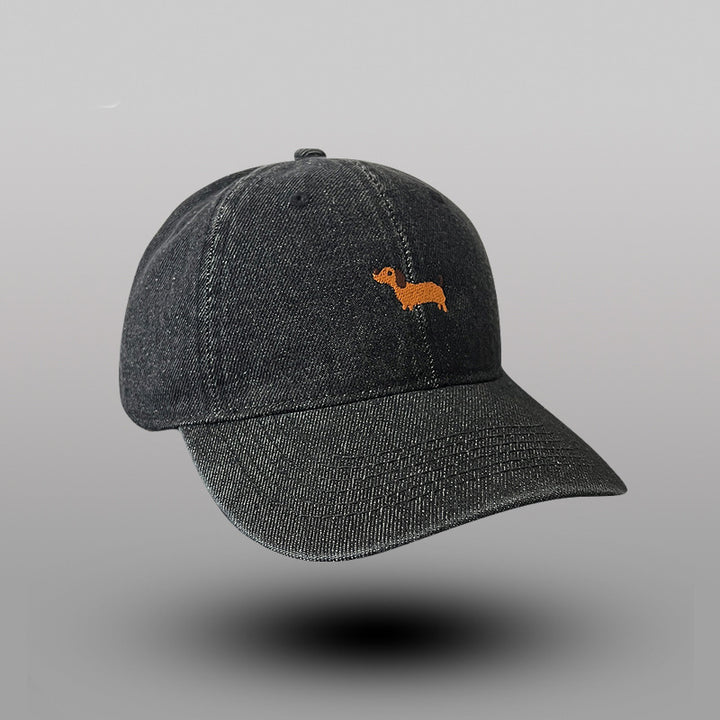 Women's Casual Embroidered Dog Theme Baseball Cap Kalsten