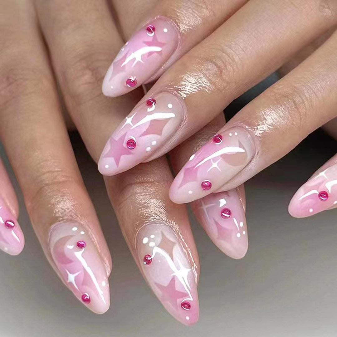Artistic Star-Embellished Nail Art Kit