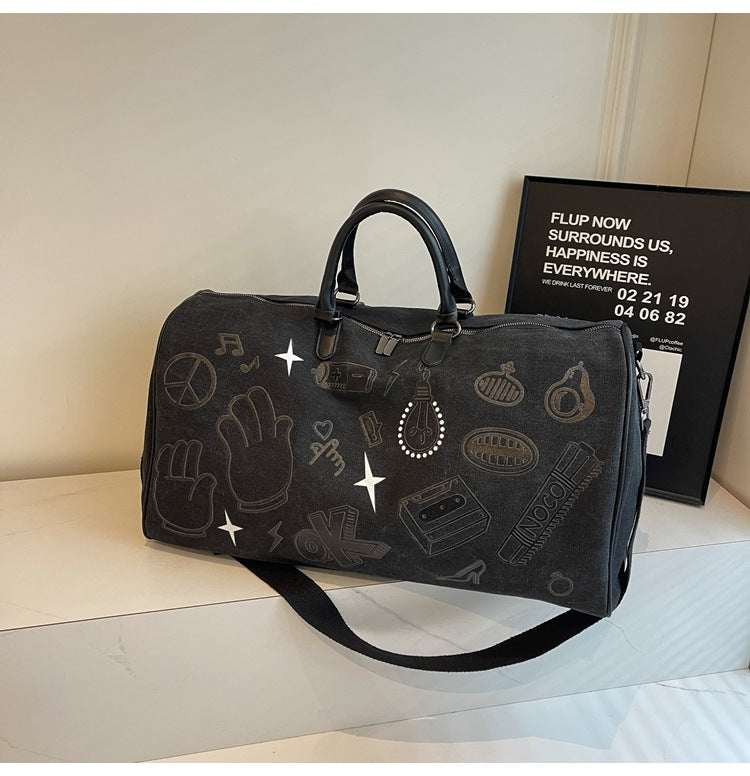 Fun Patterned Weekender Duffle Bag Kalsten