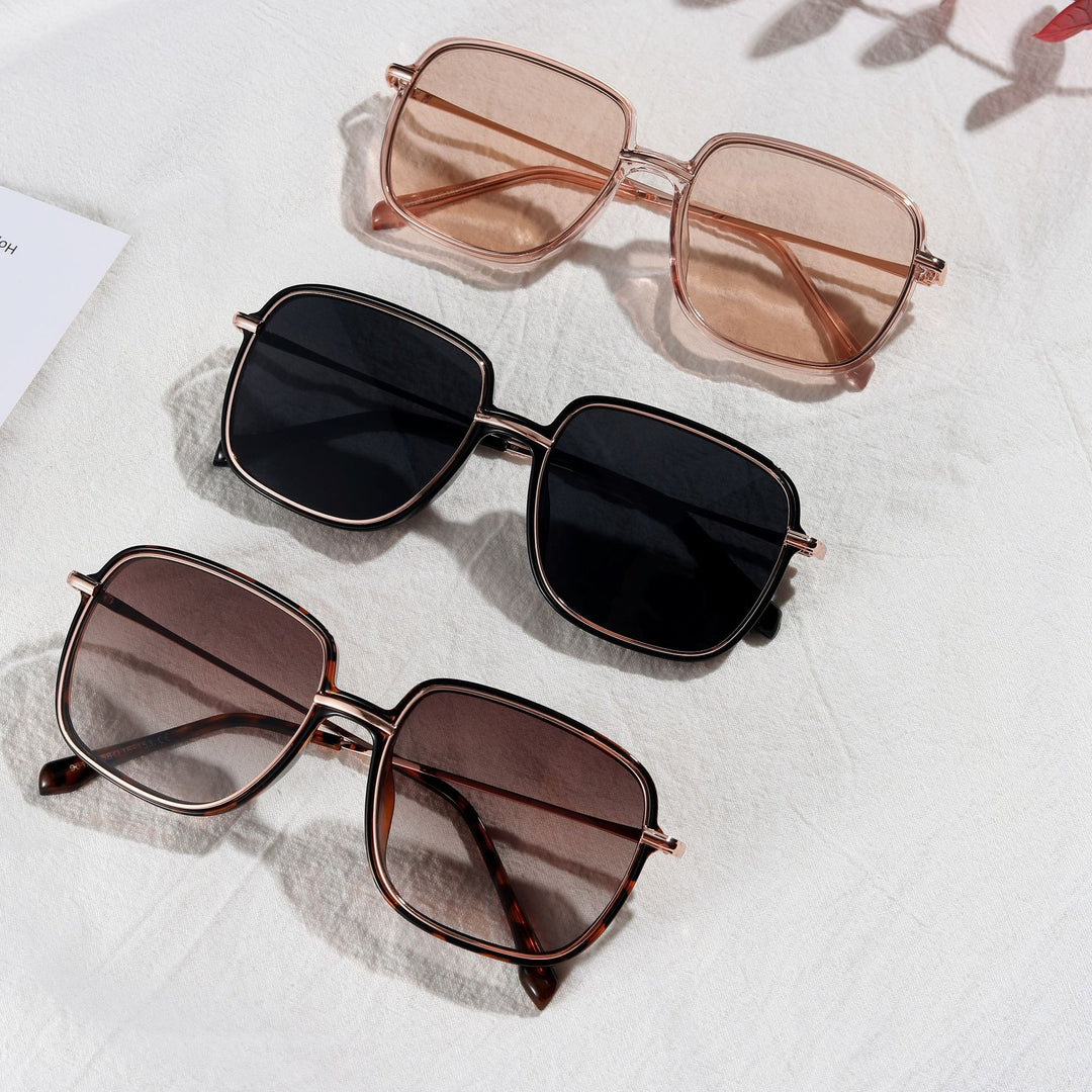 Women's square sunglasses with high-quality plastic frame and UV protection Kalsten