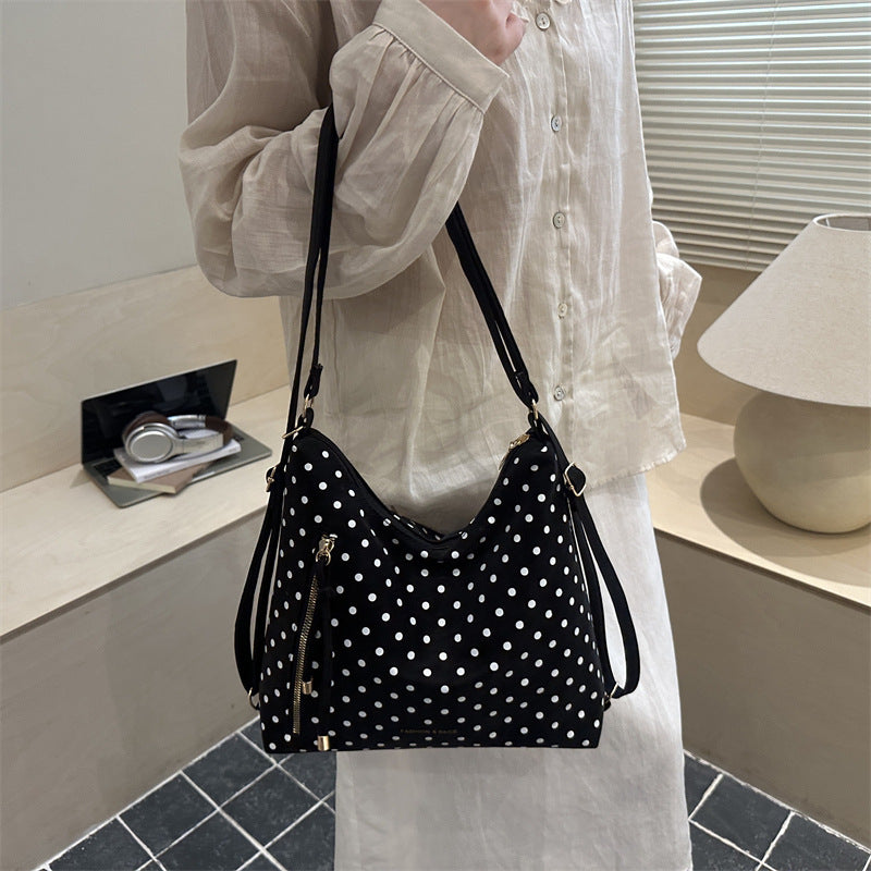 Stylish Polka Dot Crossbody Bag