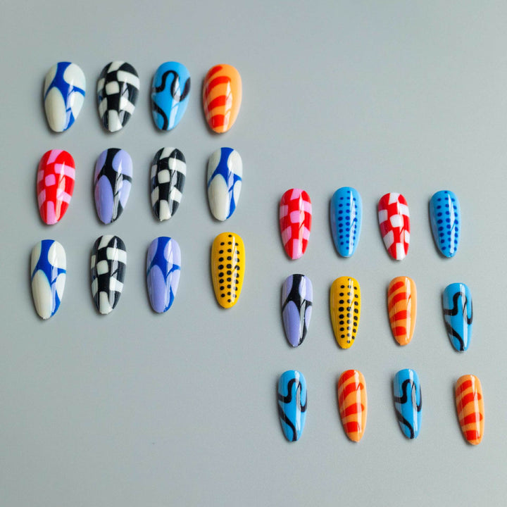Creative Geometric Nail Art Kit