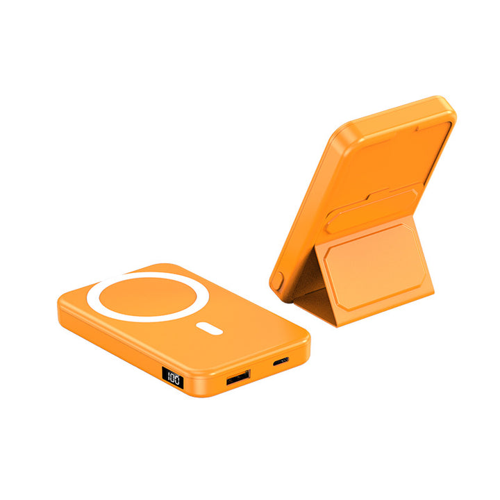 Portable power bank with integrated stand and LCD display Kalsten