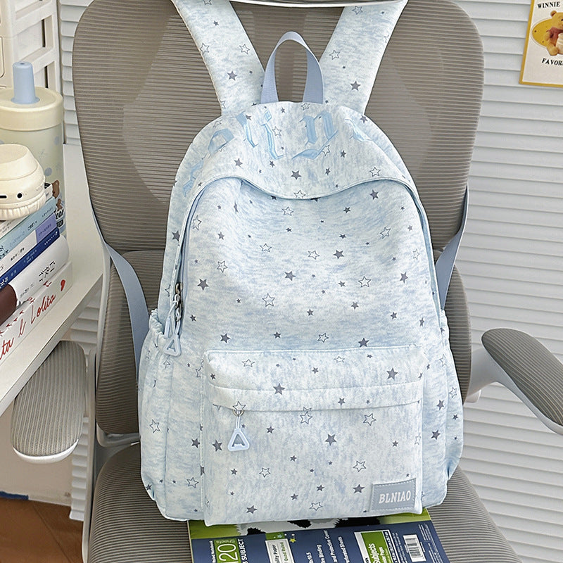 Stylish Lightweight Star-Patterned Backpack Kalsten