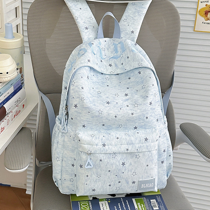 Stylish Lightweight Star-Patterned Backpack Kalsten