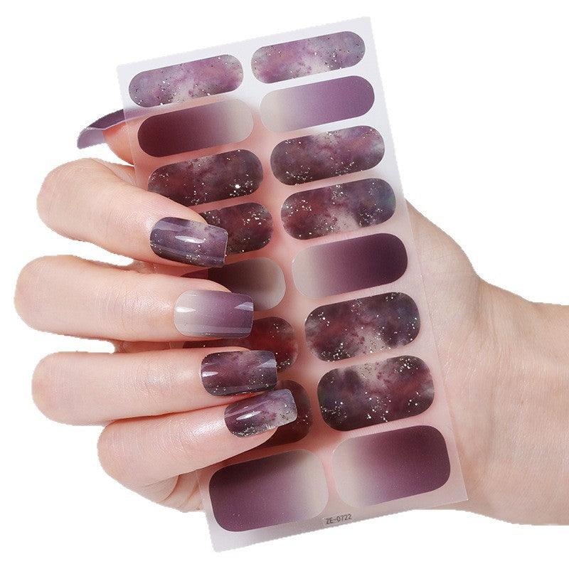 Artistic Press-On Nail Wraps