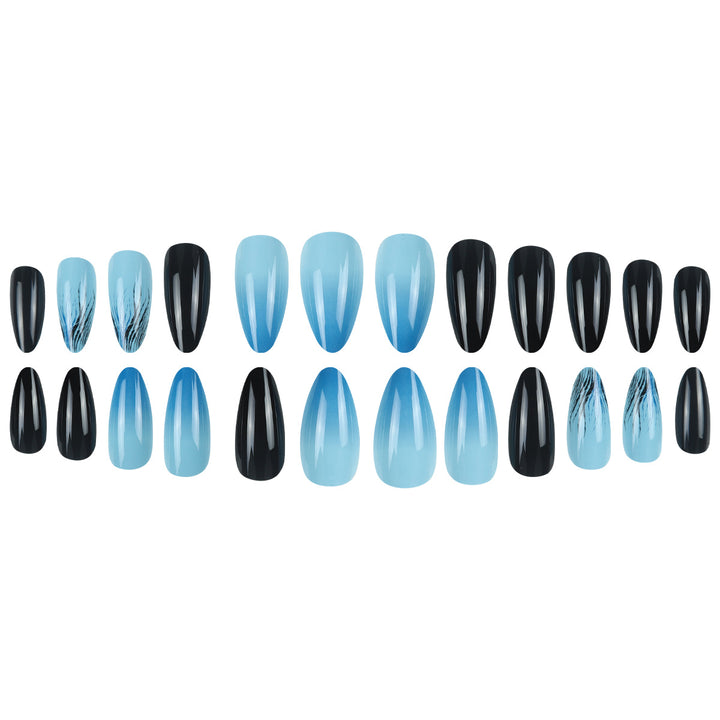 Artistic Ombré Stiletto Press-On Nails Kalsten