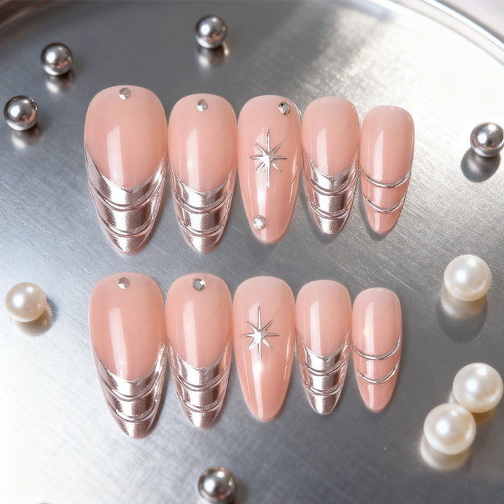 Elegant Stiletto Nail Art Design Kalsten
