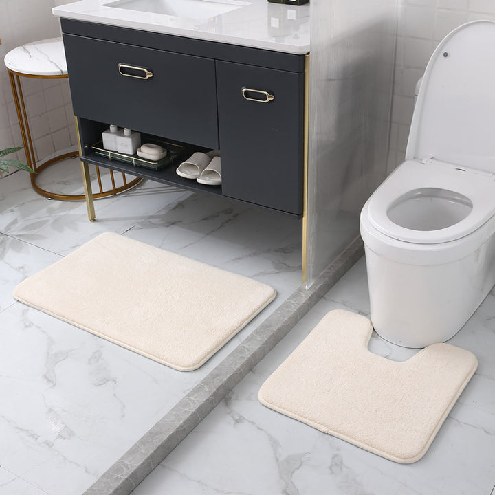Soft Chenille Bath Mat Set Kalsten