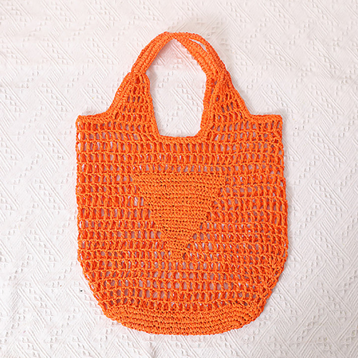 Coarse crochet bag with large handles Kalsten