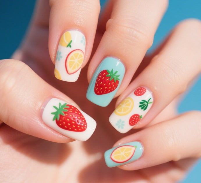 Floral Gradient Nail Art Kit Kalsten