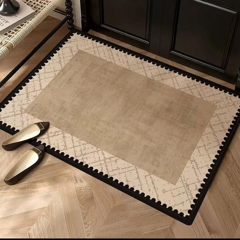 Lace-Edged Decorative Floor Mat Kalsten