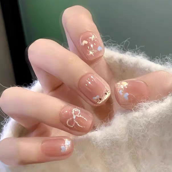 Glossy Ombre Press-On Nails Set Kalsten