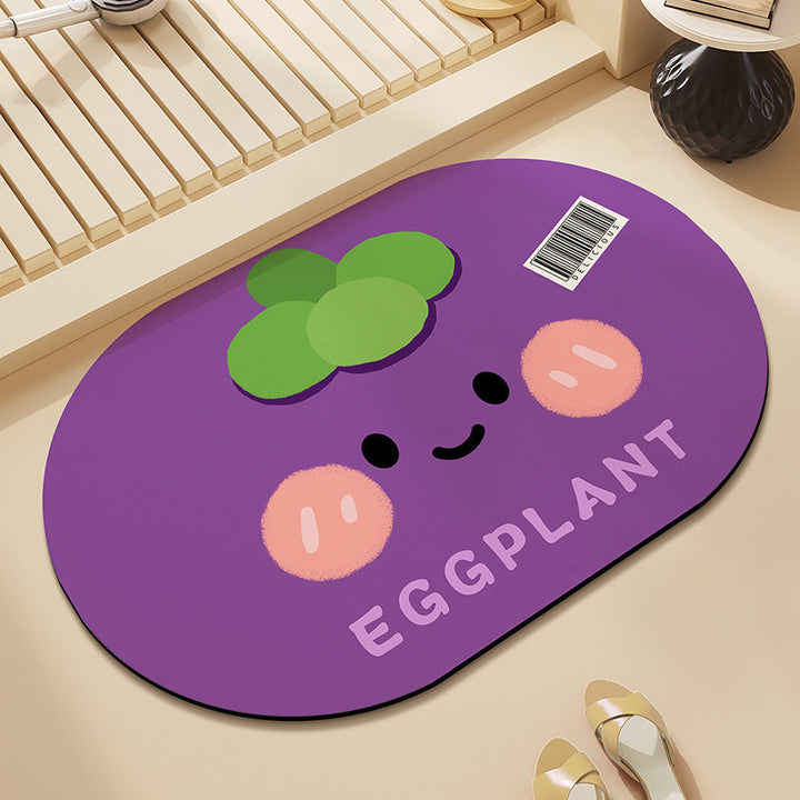 Cute Cartoon Character Floor Mat