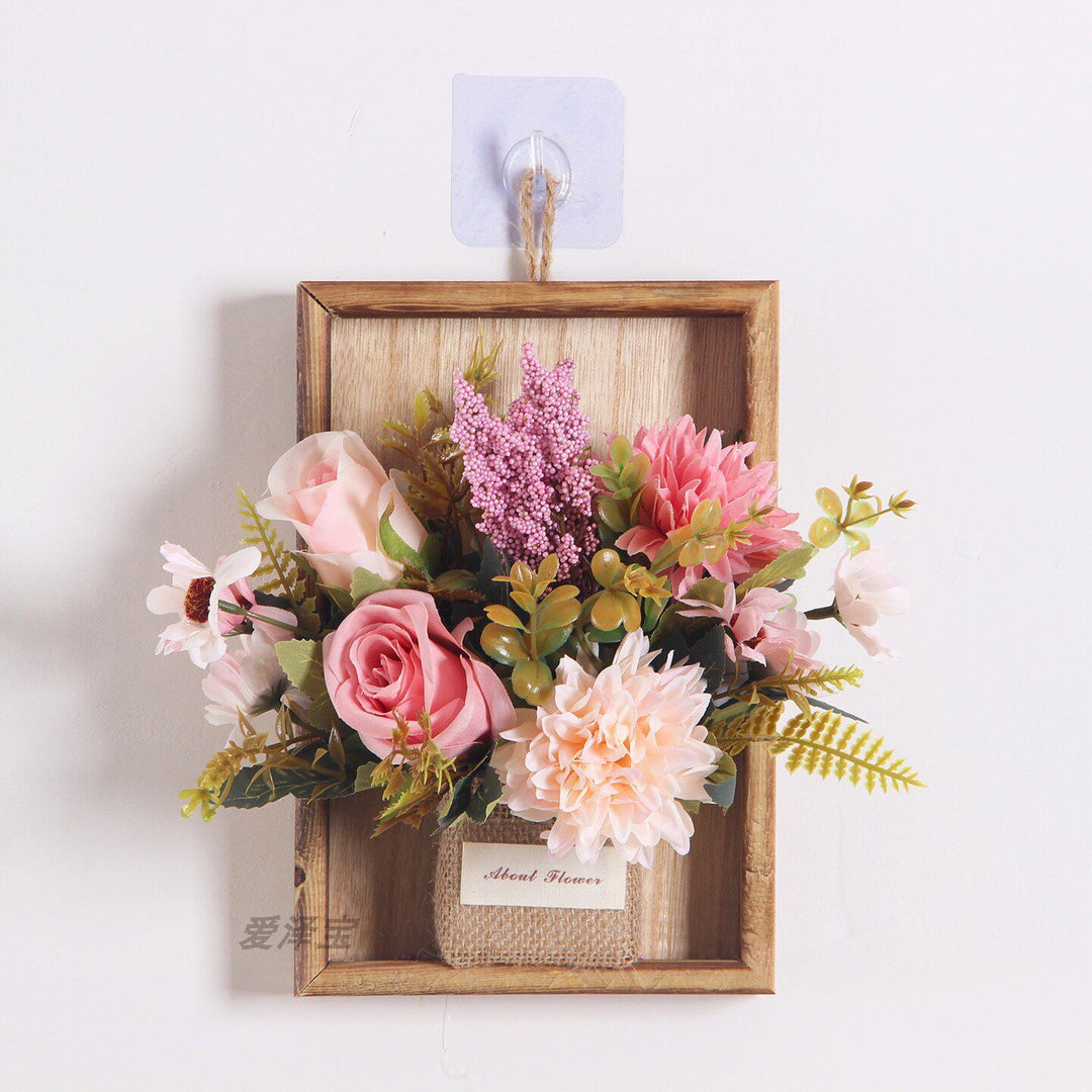 Wall-Mounted Decorative Floral Hanging Planter