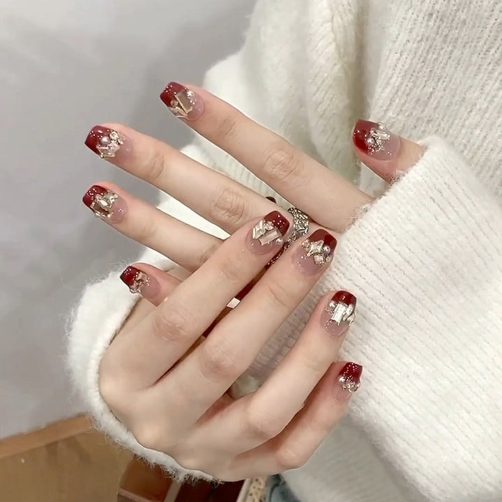 Decorative Press-On Nail Art Set Kalsten
