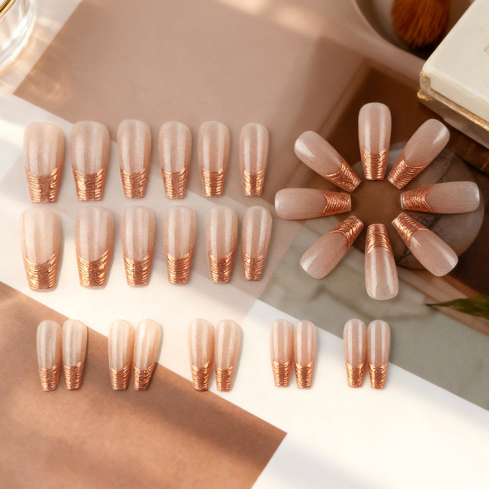 Glamorous Sculpted Press-On Nails Kalsten