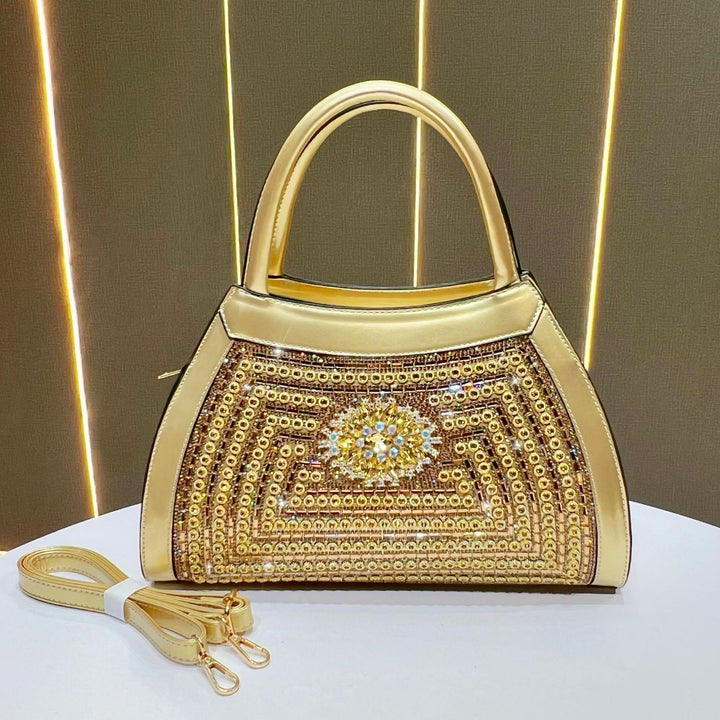 Embellished Padded Evening Handbag
