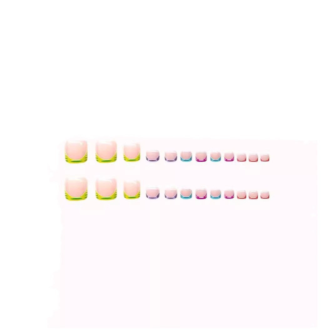 Colorful Artistic Nail Art Kalsten