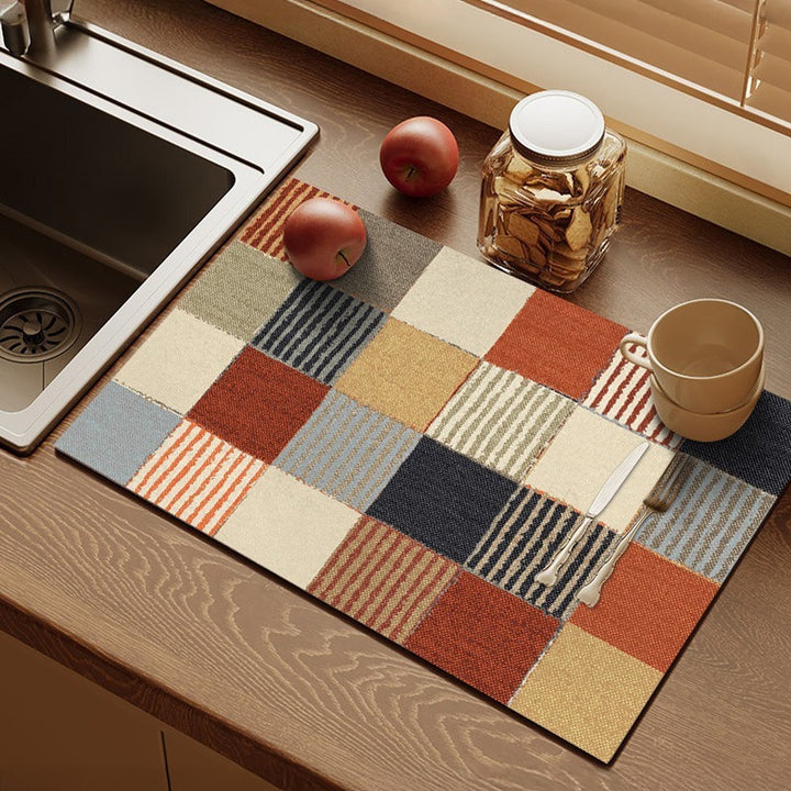Colorful Kitchen Counter Mat
