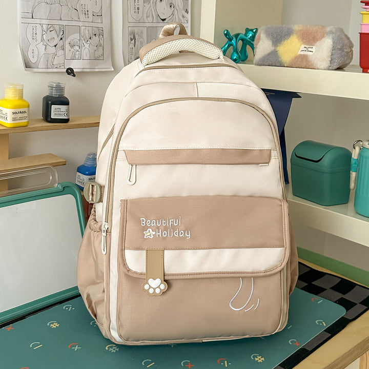 Cute Illustrated Patterned Backpack Kalsten