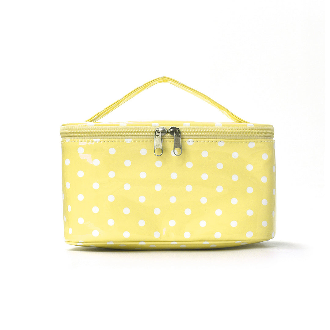 Cosmetic organizer with carry handle and water-repellent coating Kalsten